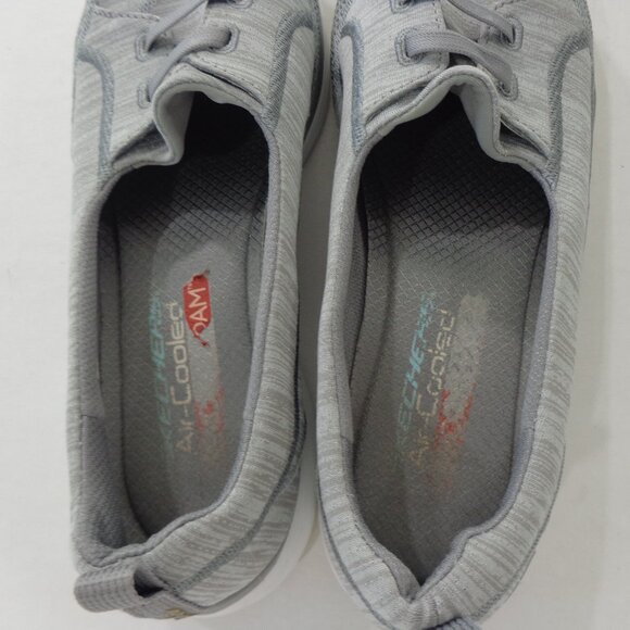 Skechers Women's Microburst 2.0 Best Ever Slip On Sneaker Grey US Size 8.5 - Picture 4 of 7